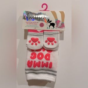 Chatties Matching Sock Set for Pet & Owner - Imma Dog Girl - For Small Pups!